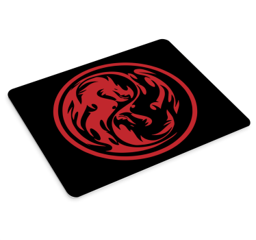 Gaming podloga za miš s emblemom žestokog zmaja - TenStickers