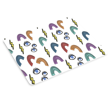 Podloga za miš obrasci Šareni očni dušici - TenStickers