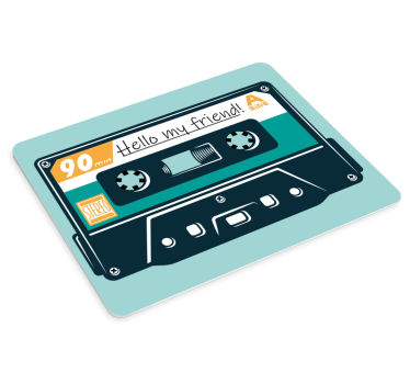 Podloga za miš citat klasične audio kasete - TenStickers