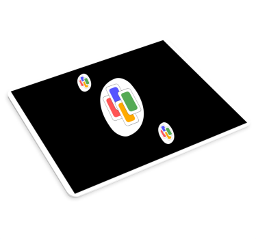 Gaming podloga za miš s šarenim kartama igre - TenStickers