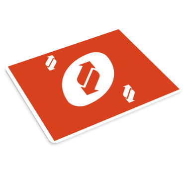 Podloga za miš izvornik s hrabrim kružnim simbolom - TenStickers
