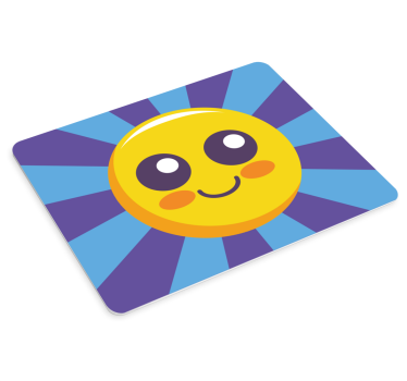 Podloga za miš anime sretno sunčano lice - TenStickers