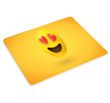 Podloga za miš citat izraz ljubavi s emotikonima - TenStickers