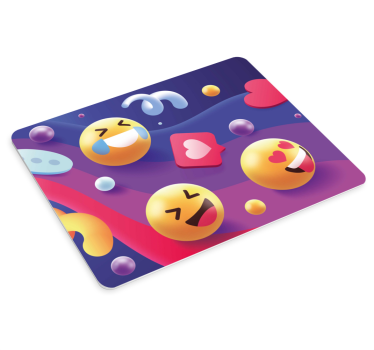 šareni emoji suočava se s više podloga za miš - TenStickers
