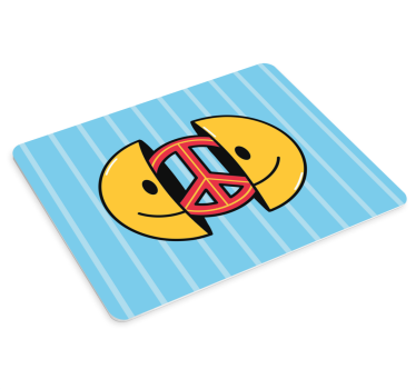 Podloga za miš izvornik simbol sretnog mira - TenStickers