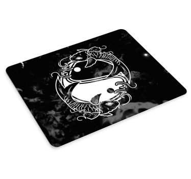 Podloga za miš izvornik yin yang riblja umjetnost - TenStickers