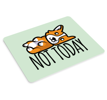 Slatki pas motivacijski citat izvorna podloga za miš - TenStickers