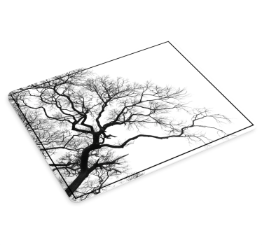 Podloga za miš obrasci silueta golih grana - TenStickers
