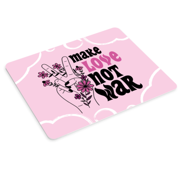 Podloga za miš citat gesta mira - TenStickers