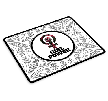 Podloga za miš citat simbol cvjetne snage - TenStickers