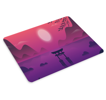 Gaming podloga za miš serene planinske zalaske sunca - TenStickers
