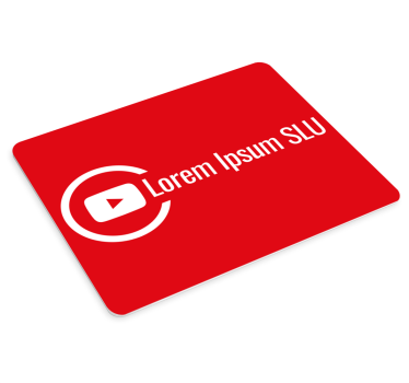 Podloga za miš s imenom elegantni logo preko površine - TenStickers