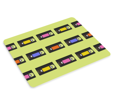Podloga za miš izvornik Šarene kasete ponavljanja - TenStickers