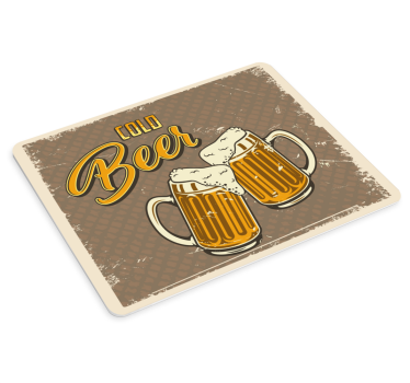 Podloga za miš izvornik s grafikom piva - TenStickers