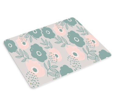 Podloga za miš obrasci floralni listovi u kompoziciji - TenStickers