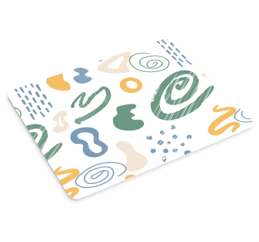 Podloga za miš obrasci apstraktni krivuljni motivi - TenStickers