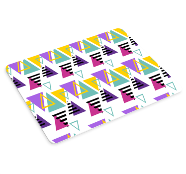 Podloga za miš obrasci vibrantni geometrijski trokuti - TenStickers