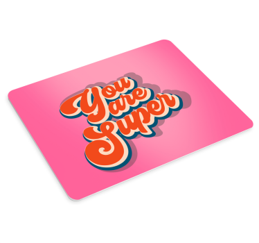 Podloga za miš citat pozitivne afirmacije - TenStickers