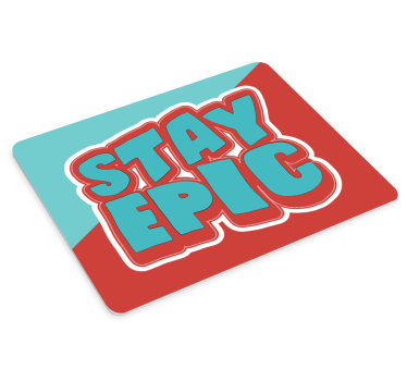 "ostati epski" podloga za miš s navodnicima - TenStickers