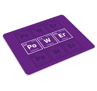 Podloga za miš citat prikaz moćnih elemenata - TenStickers