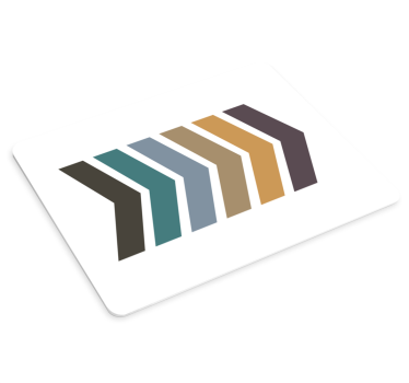 Podloga za miš obrasci chevron boje u nizu - TenStickers
