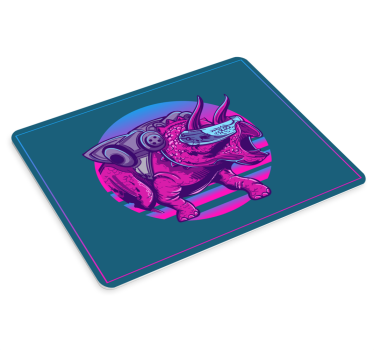 Gaming podloga za miš futuristički triceratops - TenStickers