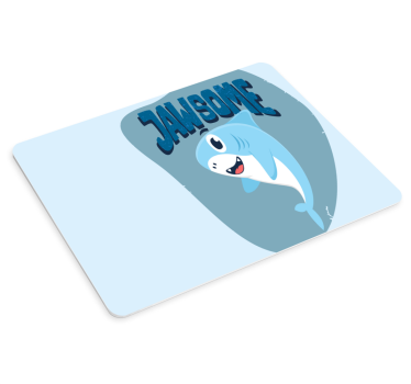 Gaming podloga za miš s simpatičnom morskom psu - TenStickers