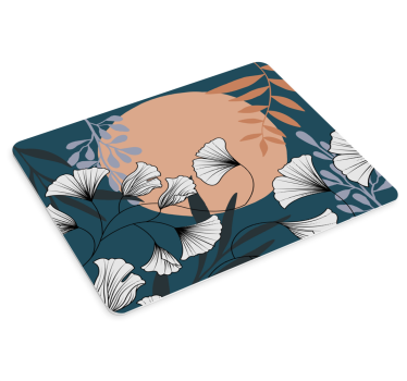 Podloga za miš obrasci floralni mjesečev dizajn - TenStickers