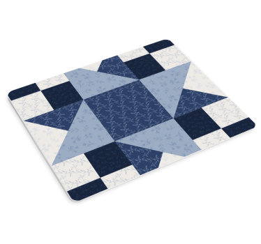 Podloga za miš obrasci cvjetni zvjezdasti patchwork - TenStickers