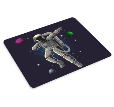 Gaming podloga za miš astronaut koji lebdi u svemiru - TenStickers