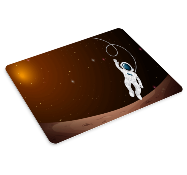 Leteći astronaut dizajn gaming vinilna podloga za miš - TenStickers