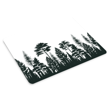 Podloga za miš obrasci silueta šume - TenStickers
