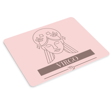 Podloga za miš s imenom simbol djevice - TenStickers