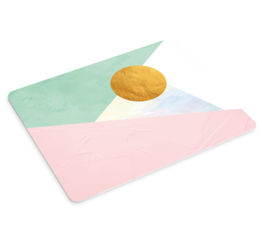 Podloga za miš obrasci geometrijski blok boja - TenStickers