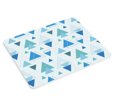 Podloga za miš obrasci geometrijski trokutasti raspored - TenStickers