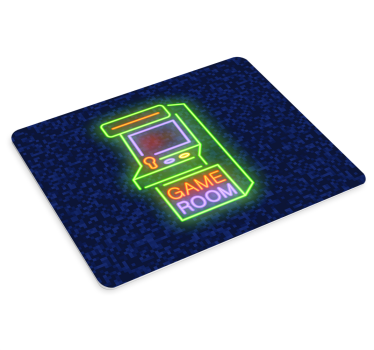 Gaming podloga za miš neon game arcade - TenStickers