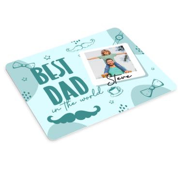 Podloga za miš s imenom najbolji tata - TenStickers