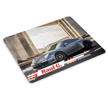 Podloga za miš s imenom automobili za trke - TenStickers