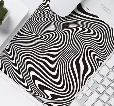 3d podloga za miša sa zebra tiskom - TenStickers