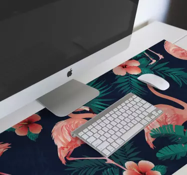 Jastučić za miš flamingos s uzorcima - TenStickers