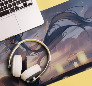 Anime gamer girl prostirka za miš - TenStickers