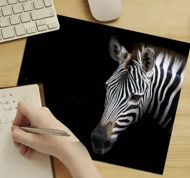 Crno-bijela podloga za miša zebra - TenStickers