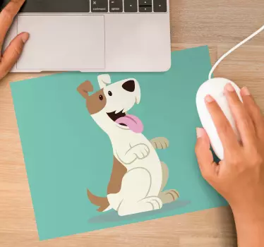 Crtani pas stoji originalna podloga za miša - TenStickers