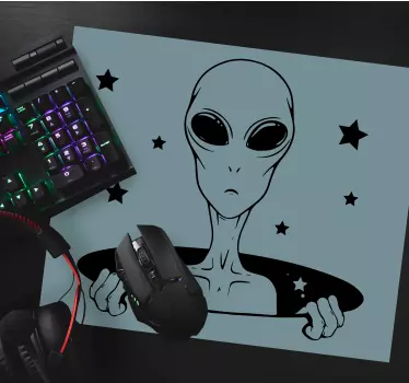 Gaming podloga za miš alien s zvijezdama - TenStickers