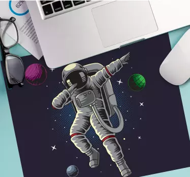 Gaming podloga za miš astronaut koji lebdi u svemiru - TenStickers
