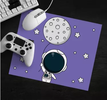 Gaming podloga za miš astronaut s balonom - TenStickers