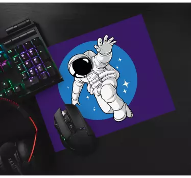 Gaming podloga za miš astronaut u svemiru - TenStickers