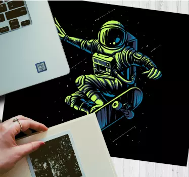 Gaming podloga za miš astronautsko klizanje - TenStickers