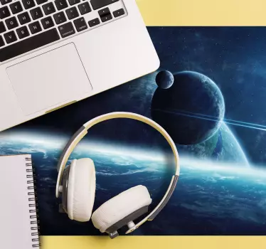 Gaming podloga za miš celestial orbital landscape - TenStickers