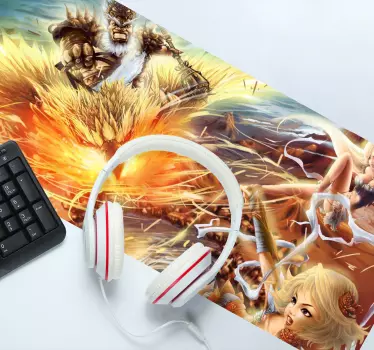 Gaming podloga za miš epik fantazijski bitka - TenStickers